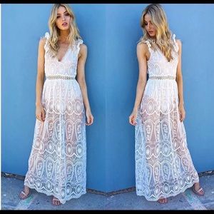 Embroidered Long Dress (Small size)